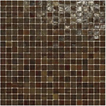 Sicis Natural Wenge, 5/8" x  5/8"- Glass Mosaic Tile